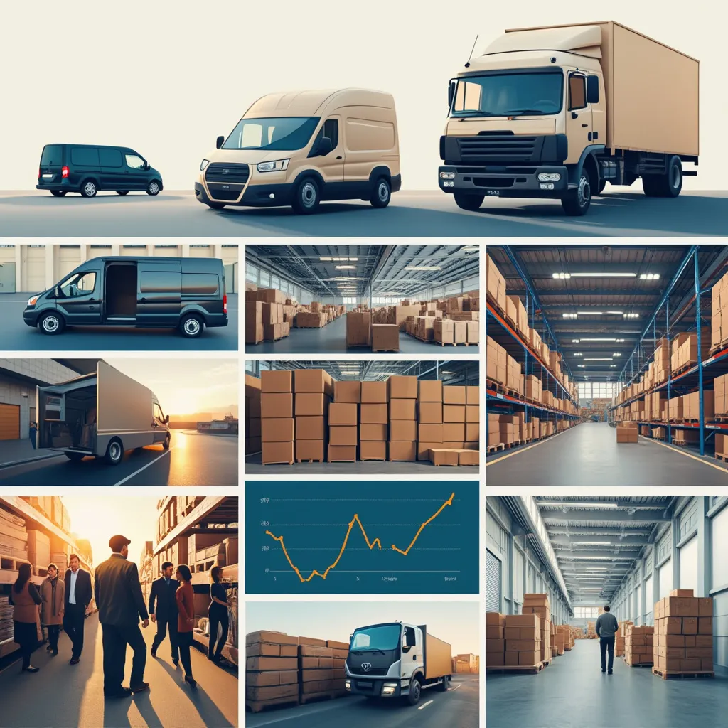 Koláž míľnikov spoločnosti LogistikaProfi SK